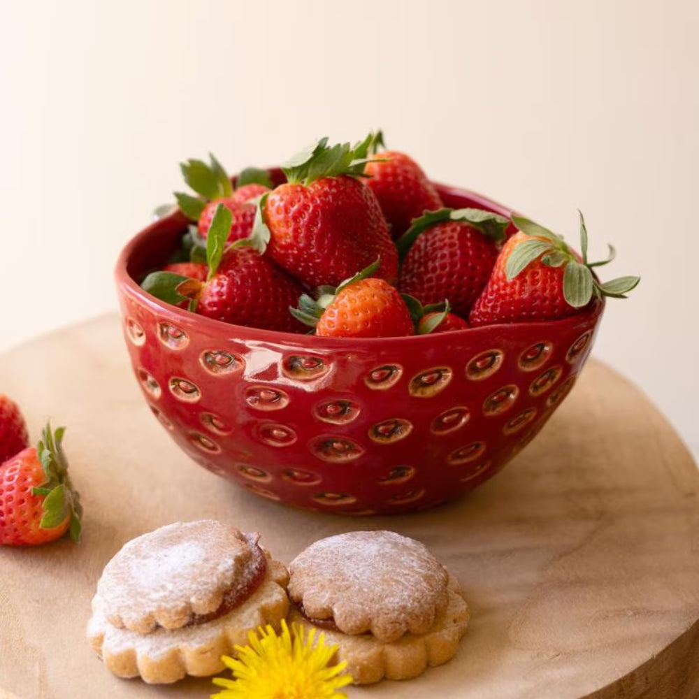 Strawberry Serving Bowl