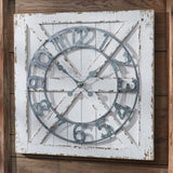 White Barn Wall Clock