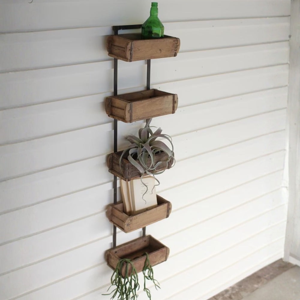 Five Shelf Wall Rack
