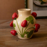 Strawberry Bloom Vase